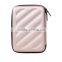 Hot Selling BUBM EVA+PU Ladies Champagne gold travel usb flash drive storage Hand bag