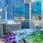 Hot Sale Custom PVC 3D Vinyl floor Roll Sponge 3D Design PVC Flooring