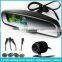 rear view mirror monitor with auto dimming and parking sensor
