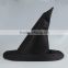 Black non-woven fabrics Halloween hats witch hat
