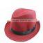 High Quality Red Fedora Cap Handmade Straw Hats Dingxing For Party Accessories