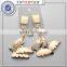 Star Jewerly Nice Gold Sliver Korean Crystal Stud Earrings Fashion Women Earrings Gold Plated