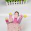 Colorful finger gloves/finger puppet glove/red knitted gloves chinese girls