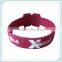 advertising gifts 2015-color filled debossed wristband customize silicone bracelet