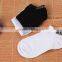 Custom White color golf ankle socks,mens white sport ankle socks