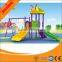 Plastic garden play house with slide for kids fitness and entertainment