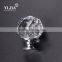 New Clear Fashionable Chrome Finish Mirror Ball Glass Knob