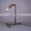 Vintage Retro Style Table Lamp Water Pipe Desk Lamp Antique Loft Reading Lamp Industrial Style Bedside Light