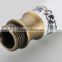 Classical antique brass &ceramic telephone shower head , water saving handle shower ,spary spout for bathroom accessories