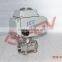 220v ac stainless steel thread electric actuator 4 20ma valve