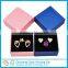 cheap paper gift jewelry packaging box for earring with sponge