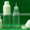 PE plastic bottle for e liquid juice, e-cig liquid, electronic cigarette liquid with needle tubing cap / Syringe cap