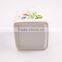 Set of 3 flower printed ceramic kitchen storage spice containers jar