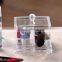 2017 clear acrylic cosmetic makeup cotton bud box