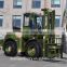 China New 10K Rough Terrain Military Forklift for Sale, Optional 3 stage Mast / Side Shift / Fork Positioner