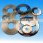 top dish slitter blades and flat slitter blades