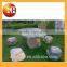 Garden custom cut marble square table top for park furniture