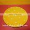 High quality wholesale yellow ceramic plate with polka dots