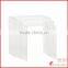 clear acrylic side tables
