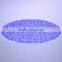 Fashion wood grain oval pvc bath mat