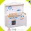 wholesale Hot sale high quality kids wooden kitchen fashionable kids wooden kitchen W10C041