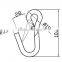 9.5MM HOOK WITHOUT HEAT TREATMENT, SNAP HOOK