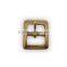 Solid Brass Center Bar Buckle with one prong, polished belt buckle