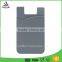 Lottie supply Silicone mobile phone card pocket with stand holder