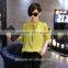 2017 korean design pure color long sleeve ladies tops fashion women chiffon blouse designs