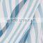 Wholesale Women Apparel Sky-blue and White Open-back Striped Cotton-poplin Wrap Top(DQE0378T)