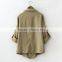 2016 spring European and American Style turn-down collar loose fit jacket for women