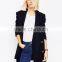 2015 High quality winnter wholesale slim fit wool women coat