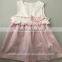Handmade Baby Clothes Sleeveless Lace Belt Wholesale Girl Casual Kids Dress