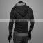 Wholesale zipper up Men Plain hoodies