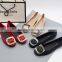 Flat melissa shoes for women, square button type melissa