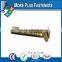 Made in Taiwan Metric Machine Screw DIN 963 ISO 2009 Slotted Flat Head Countersunk Steel Zinc Plated
