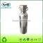Double wall insulated stainless steel sports water bottle with bamboo lid
