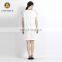 Golden Supplier New Fashion Ladies White Casual Dress