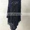 wholesale latest design ladies lace fringe tops crochet trim mesh tassel cover up girls acrylic knit light weight poncho