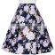 Grace Karin Occident Women Vintage Retro Floral Pattern Cotton Skirt 9 Patterns CL008925-2