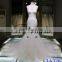 2017 Latest Mermaid Pearls Beading Wedding Dress Fish Style Evening Dress Tiamero 1A776