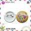 Cheap blank tinplate button pins material wholesale custom metal badge buttons