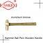 Explosion-proof Safety Non-spark Wood Handle Hammer with Round Head