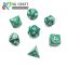 SueGao CARFT factory custom colorful polyhedral plastic dice set