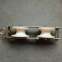 stringing double roller pulley; double roller pulley; cable pulley