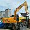 Medium-sized wheeled excavator