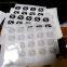 custom design heat transfer transparent tag silicone machine