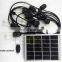 Environment Decorative Outfit String Lights With Solar Powered Panel 1W 2W