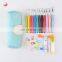Aluminum crochet hooks knitting crochet hooks set with case
