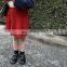 C1051 Kids clothing baby girl clothes baby girl korean style casual pleated skirt